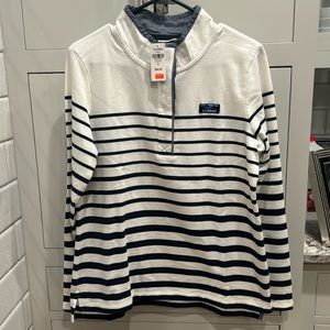 LL Bean Quarter Button Pullover